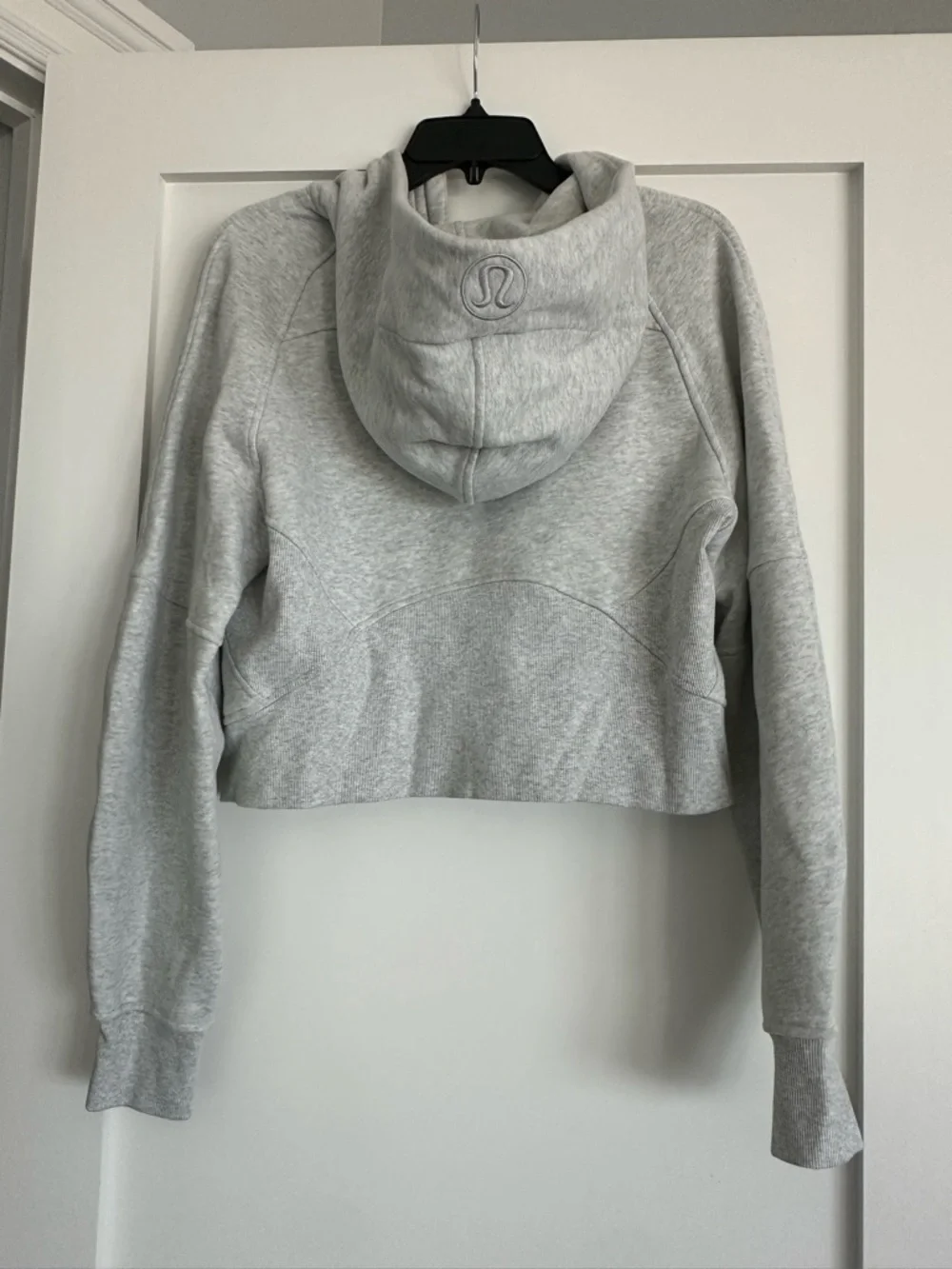 Lululemon Scuba Oversized 1/2 Zip Hoodie - Heathered Core Ultra Light Grey -XS/S